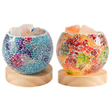 Maxbell Romantic Mosaic Glass Candle Holder Centerpiece Decor for Event Dinner A