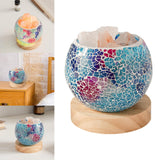 Maxbell Romantic Mosaic Glass Candle Holder Centerpiece Decor for Event Dinner A