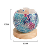 Maxbell Romantic Mosaic Glass Candle Holder Centerpiece Decor for Event Dinner A