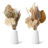 Maxbell Palm Spear with Natural Dried Boho Decor Brown