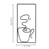 Maxbell Modern Metal Wall Art Decors Line Wall Sculptures for Office Bedroom style I