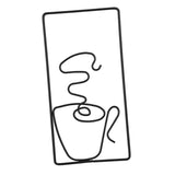 Maxbell Modern Metal Wall Art Decors Line Wall Sculptures for Office Bedroom style I