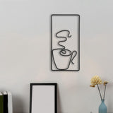 Maxbell Modern Metal Wall Art Decors Line Wall Sculptures for Office Bedroom style I