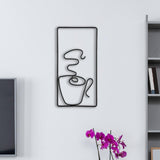 Maxbell Modern Metal Wall Art Decors Line Wall Sculptures for Office Bedroom style I