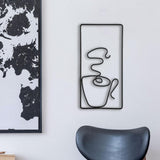 Maxbell Modern Metal Wall Art Decors Line Wall Sculptures for Office Bedroom style I