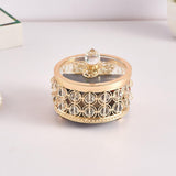 Maxbell Crystal Jewelry Box Organizer Trinket Box for Rings Earrings Home 10cmx9.5cm