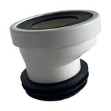 Maxbell Offset Toilet Flange Connector Tub Waste Drain System Shift 2.5cm