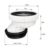 Maxbell Offset Toilet Flange Connector Tub Waste Drain System Shift 5cm