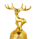 Maxbell Loud Hand Bell Call Service Christmas Ornament Handbell Deer Golden