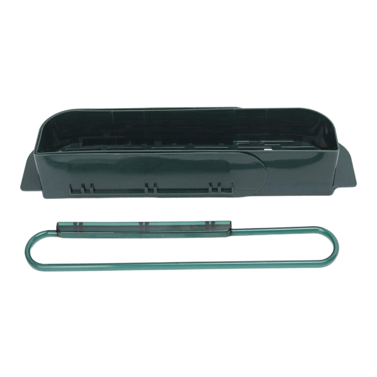 Maxbell Kitchen Sink Storage Rack Draining Basket for Washing Vegetables for Rag green