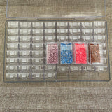 Maxbell Bead Storage Containers Set Container Case for Thread Nail Art Jewellery