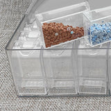 Maxbell Bead Storage Containers Set Container Case for Thread Nail Art Jewellery