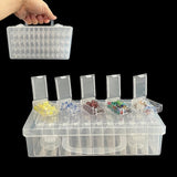 Maxbell Diamond Bead Storage Container Crafts Storage 48 Grids for Thread Jewellery