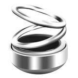 Maxbell solar Aromatherapy 360 Degree Rotation Perfume for Bedroom Home Silver
