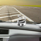 Maxbell solar Aromatherapy 360 Degree Rotation Perfume for Bedroom Home Silver