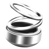Maxbell solar Aromatherapy 360 Degree Rotation Perfume for Bedroom Home Silver