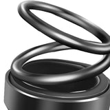 Maxbell solar Aromatherapy 360 Degree Rotation Perfume for Bedroom Home Black