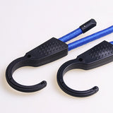 Maxbell Rubber Elastic Strap Bungee Straps Tie Downs Belt for Motorbike RV Blue 3meter