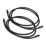Maxbell 6AN PTFE Line Fitting Kit AN6 PTFE Hose End Fitting Straight Replaces Black
