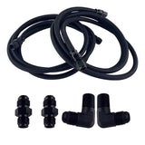 Maxbell 6AN PTFE Line Fitting Kit AN6 PTFE Hose End Fitting Straight Replaces Black