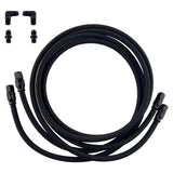 Maxbell 6AN PTFE Line Fitting Kit AN6 PTFE Hose End Fitting Straight Replaces Black