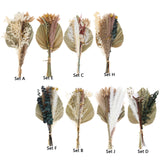 Maxbell Dried Palm Leaves Pampas Grass Bundle Palm Spears Branches for Wedding Set A