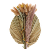 Maxbell Dried Palm Leaves Pampas Grass Bundle Palm Spears Branches for Wedding Set E