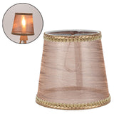 Maxbell Lamp Shade Decorative Cloth Lampshade for Parties Decoration Bedside Light Coffee