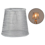 Maxbell Lamp Shade Decorative Cloth Lampshade for Parties Decoration Bedside Light Gray