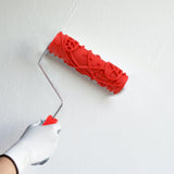 Maxbell 7" Patterned Paint Roller Room Decoration Wall Art Paint