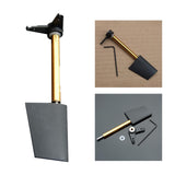 Maxbell Steering Rudder Rudder with L Shape Servo Arm for RC Speedboat Accessory DIY 44mm