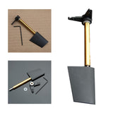 Maxbell Steering Rudder Rudder with L Shape Servo Arm for RC Speedboat Accessory DIY 44mm