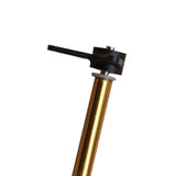 Maxbell Steering Rudder Rudder with L Shape Servo Arm for RC Speedboat Accessory DIY 44mm