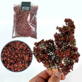 Maxbell Scene Accessories Leaf Micro Landscape Leaves for Sand Table Model Train Brown