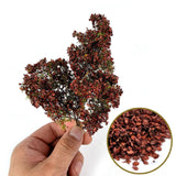 Maxbell Scene Accessories Leaf Micro Landscape Leaves for Sand Table Model Train Brown