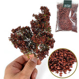 Maxbell Scene Accessories Leaf Micro Landscape Leaves for Sand Table Model Train Brown
