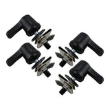 Maxbell 4Pcs Saddlebag Mounting Hardware for Touring Glide Motorbikes Supplies