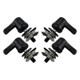 Maxbell 4Pcs Saddlebag Mounting Hardware for Touring Glide Motorbikes Supplies