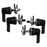 Maxbell 4Pcs Saddlebag Mounting Hardware for Touring Glide Motorbikes Supplies