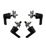 Maxbell 4Pcs Saddlebag Mounting Hardware for Touring Glide Motorbikes Supplies