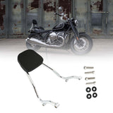 Maxbell Motorcycle Rear Passenger Backrest for BMW R18 2021 Durable Detachable Silver Rod