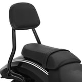 Maxbell Motorcycle Rear Passenger Backrest for BMW R18 2021 Durable Detachable Black Color Rod