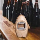 Maxbell Creative Shark Shape Wine Beer Bottle Opener for Christmas Men and Women White