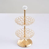 Maxbell Fruit Plate Fruit Candy Display Tower Upscale Dessert Stand for Christmas