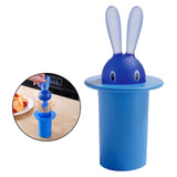 Maxbell Bunny Toothpick Dispenser Decoration Retractable Multi Purpose Blue