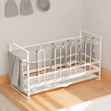 Maxbell Kitchen Plate Sink Tidy Rack Storage Holder Organizer Cutlery Utensil Holder White