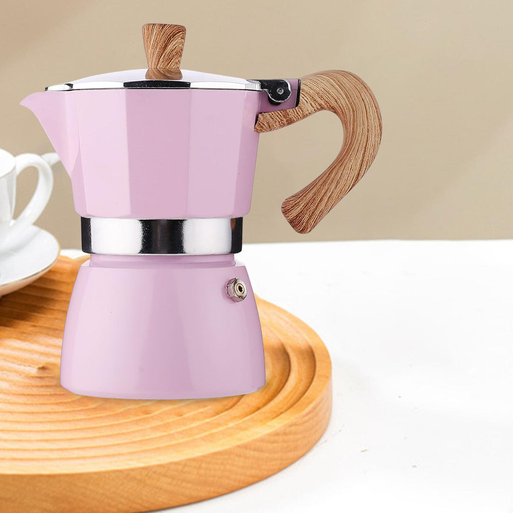 ⚡️Buy Maxbell Aluminum Coffee Maker Durable Accessory Pink for