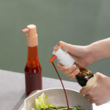 Maxbell Sauce Dispenser Pump for Kitchen Ketchup Salad Dressing Oil Small Blue