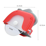 Maxbell Large Pizza Cutter Wheel Pie Waffle Cutter Stainless Steel for Kitchen Tool Red