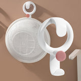 Maxbell Multifunction Wash Basin Hook Holder Seamless for Hat Towel Keys Pink